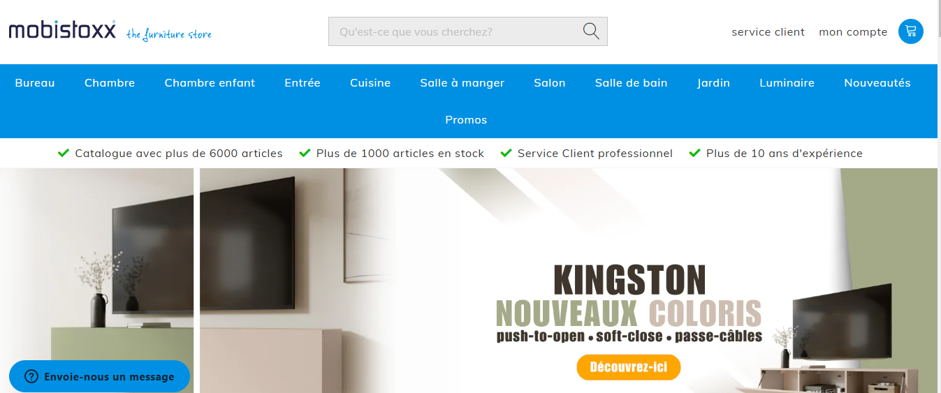 Page d'accueil sur site Mobistoxx pour s'en faire un avis