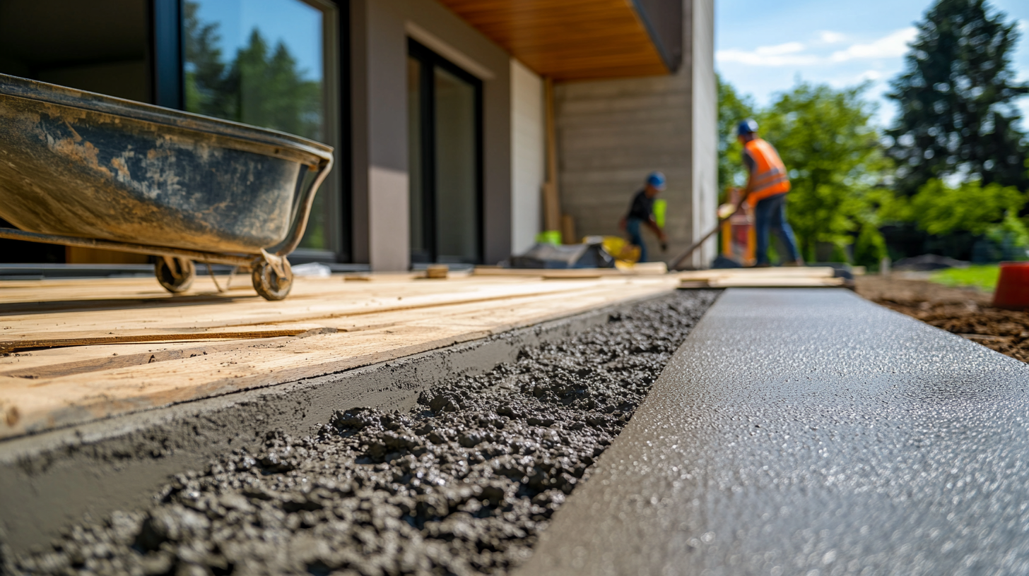 Terrasse béton contre une maison : guide complet avec étapes