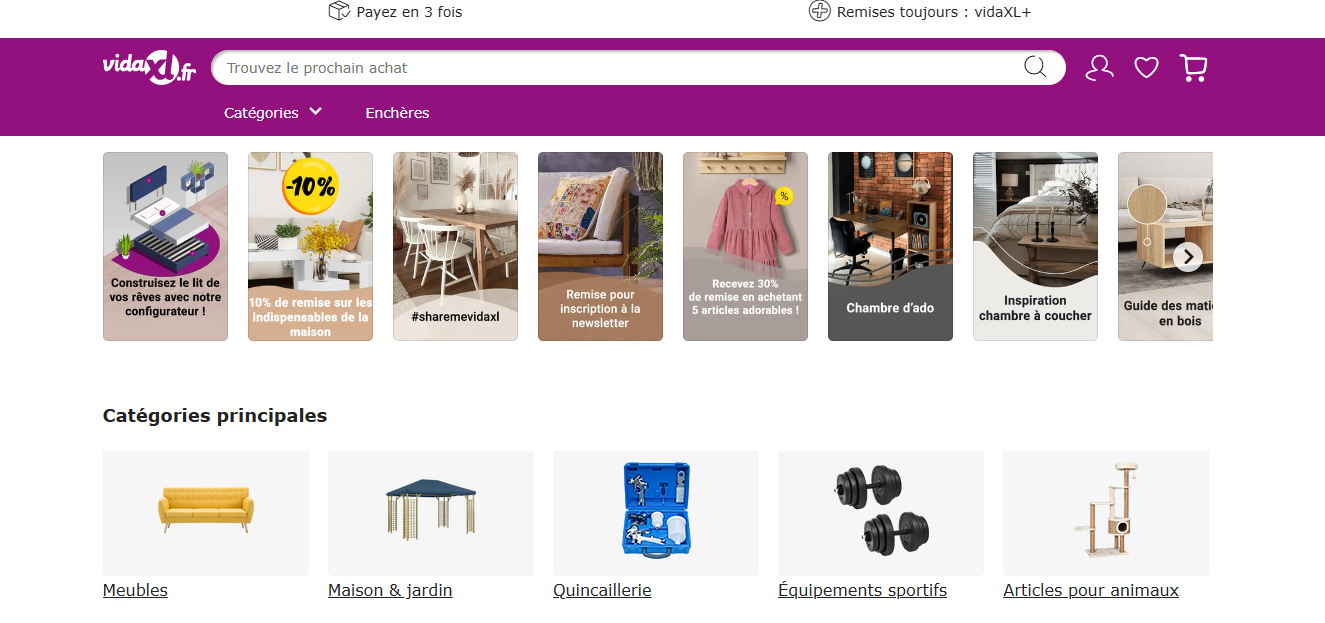 Site boutique de Vidaxl